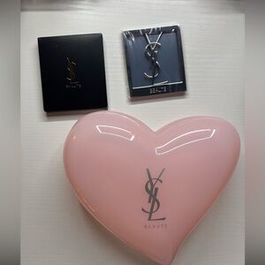 YSL Silicone Pouch & Compact Mirror